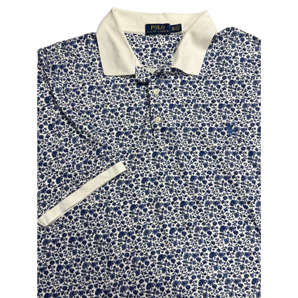 Polo Ralph Lauren Men's Floral AOP Polo Shirt Size 2XG Spring Prep